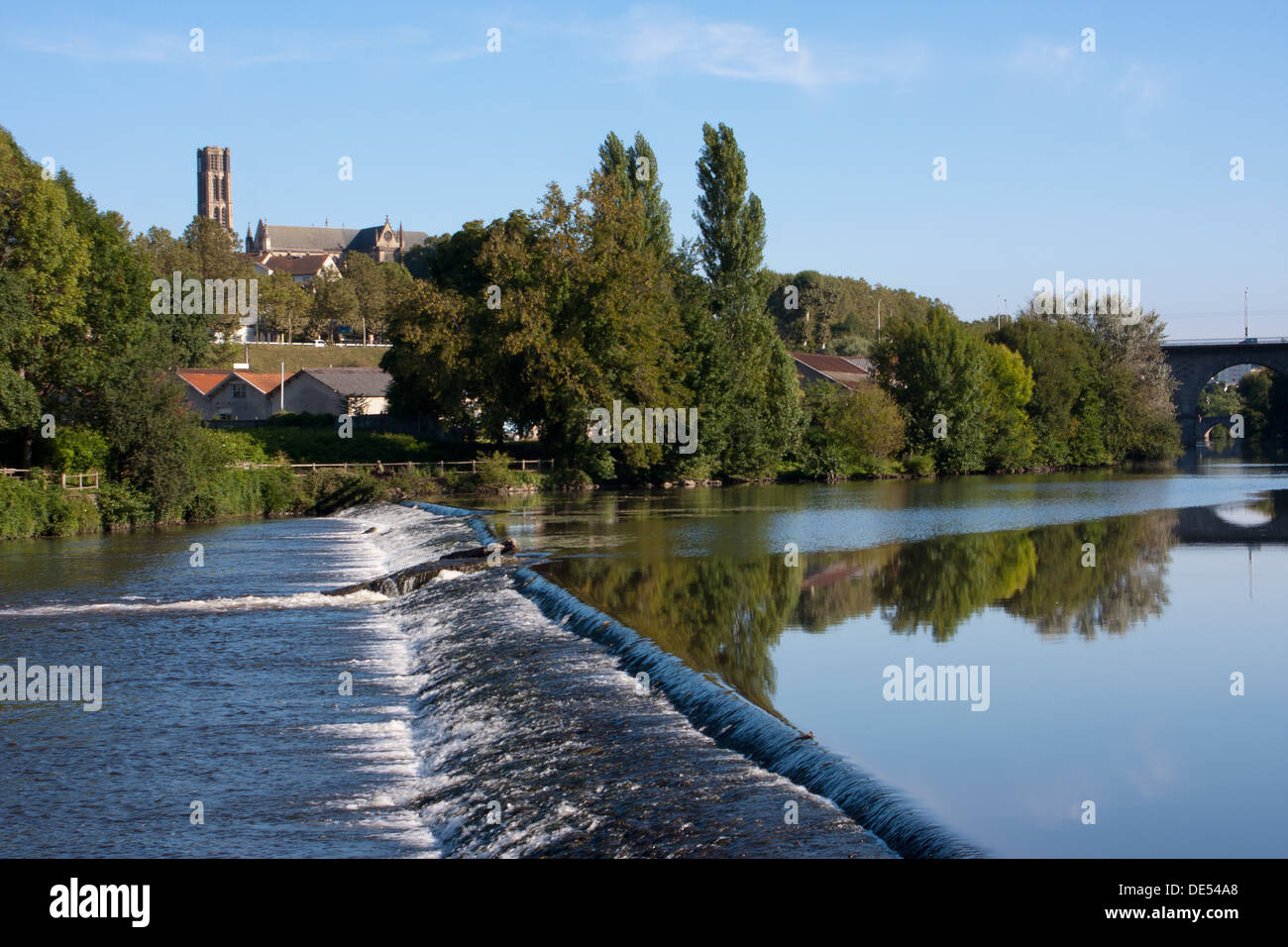 Fiume Vienne a Limoges Foto Stock