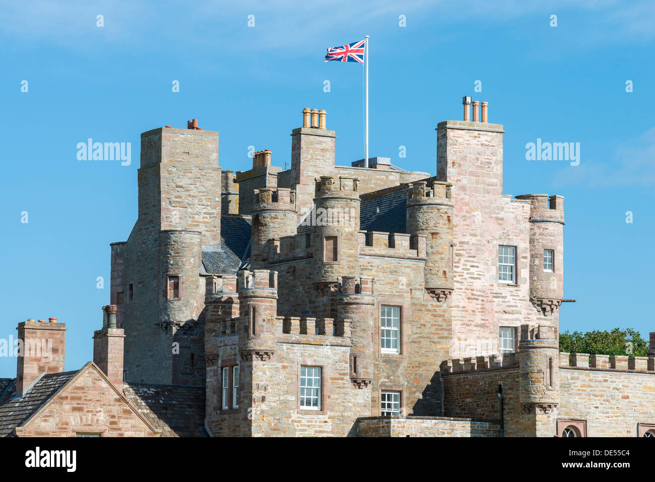 Castello di Mey, ex castello Barrogill, ex residenza della Regina Madre, Caithness in Scozia, Regno Unito, Europa Foto Stock