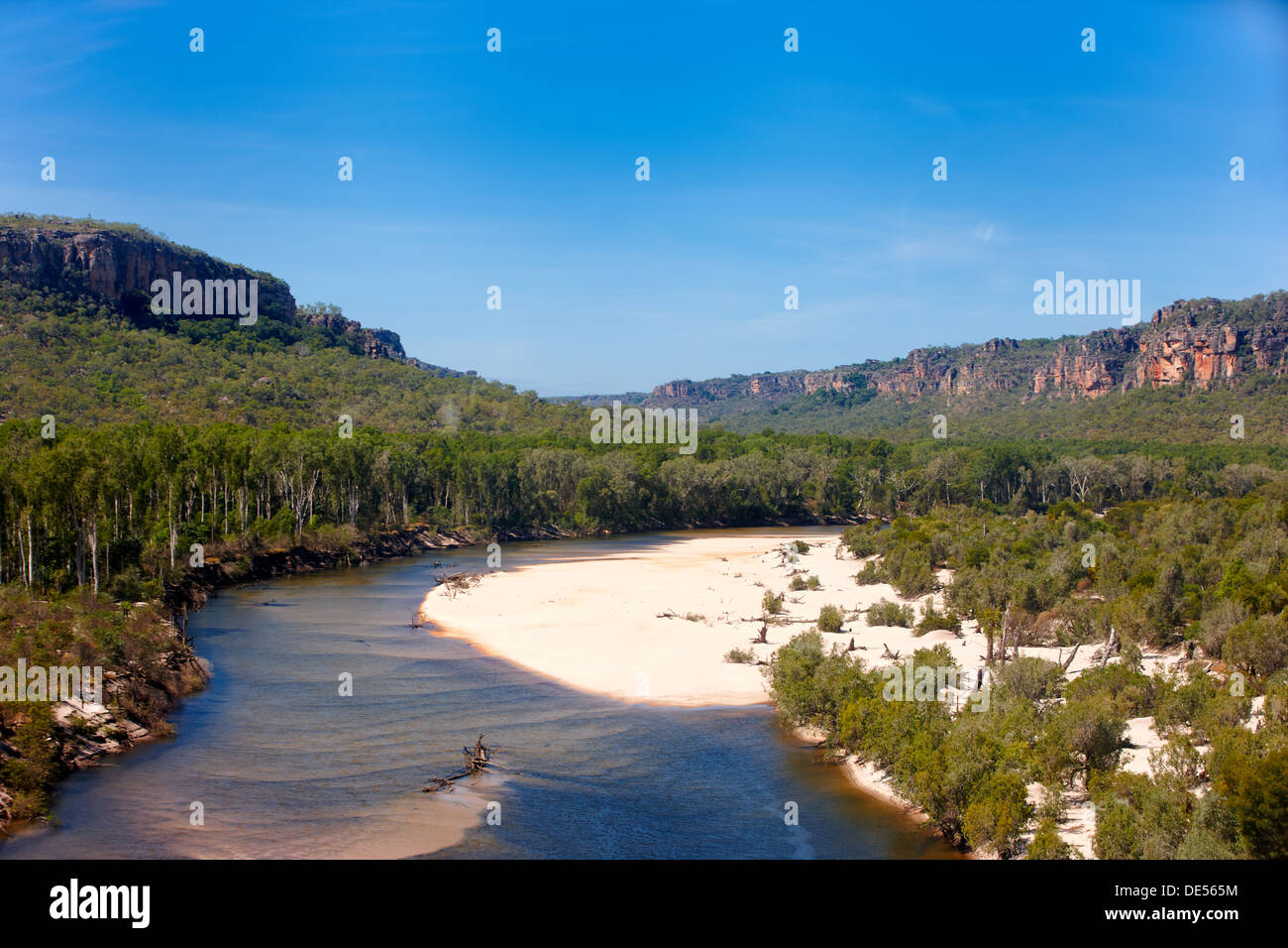 East Alligator River, Arnhem Land, Territorio del Nord, l'Australia Foto Stock