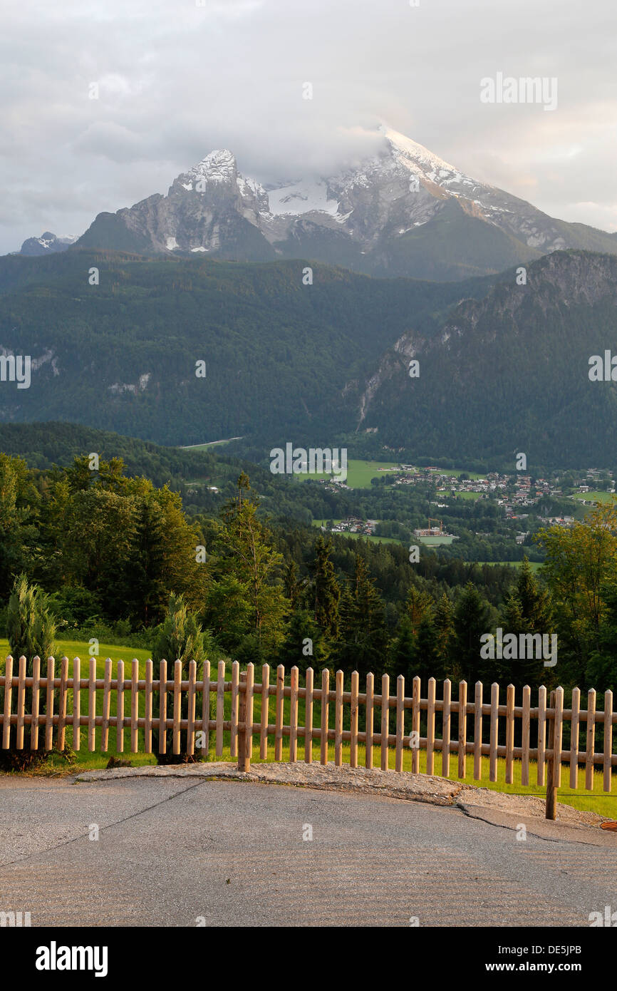 Paesaggio di montagna in Berchtesgaden Foto Stock