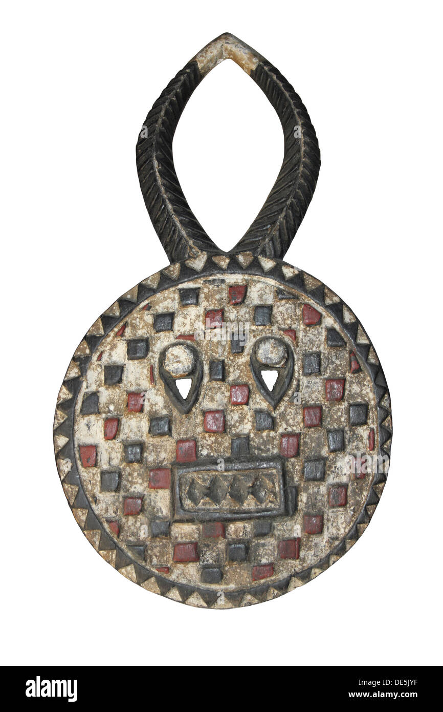 "Baule Luna festivita' - La Costa d Avorio maschera Foto Stock