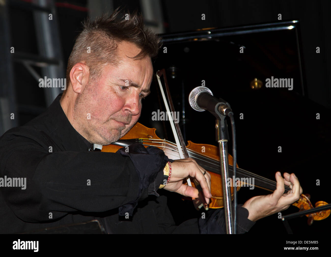 Il violinista Nigel Kennedy. Foto Stock
