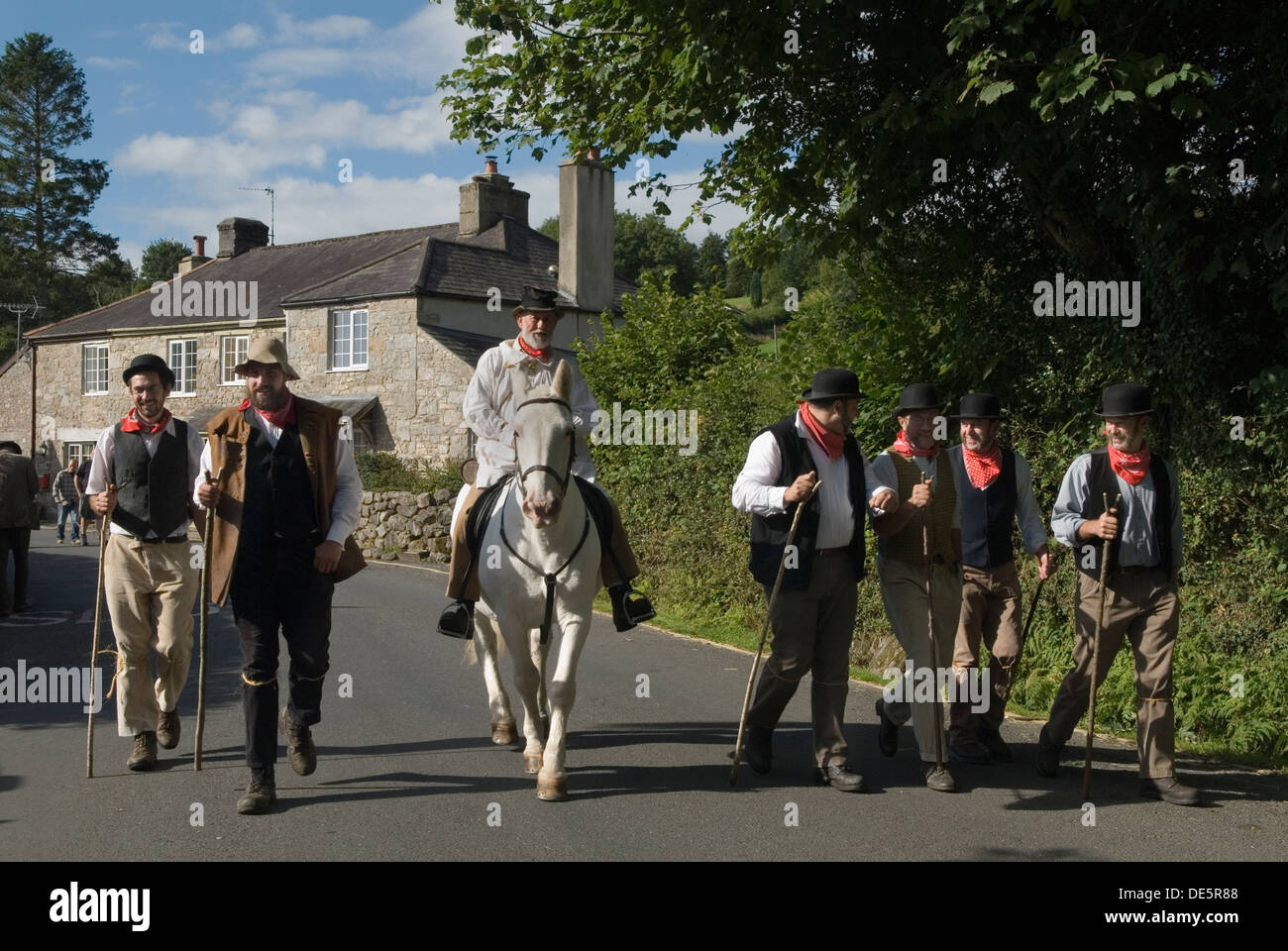 Fiera Widecombe, Widecombe in moro, Dartmoor Devon UK. Zio Tom Cobley e tutti. 2010s 2013 HOMER SYKES Foto Stock