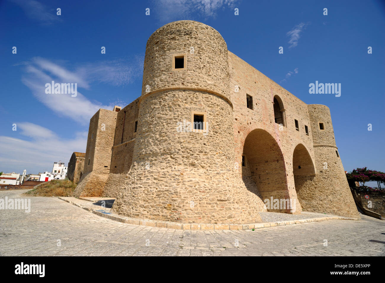 Italia, Basilicata, Bernalda, castello Foto Stock