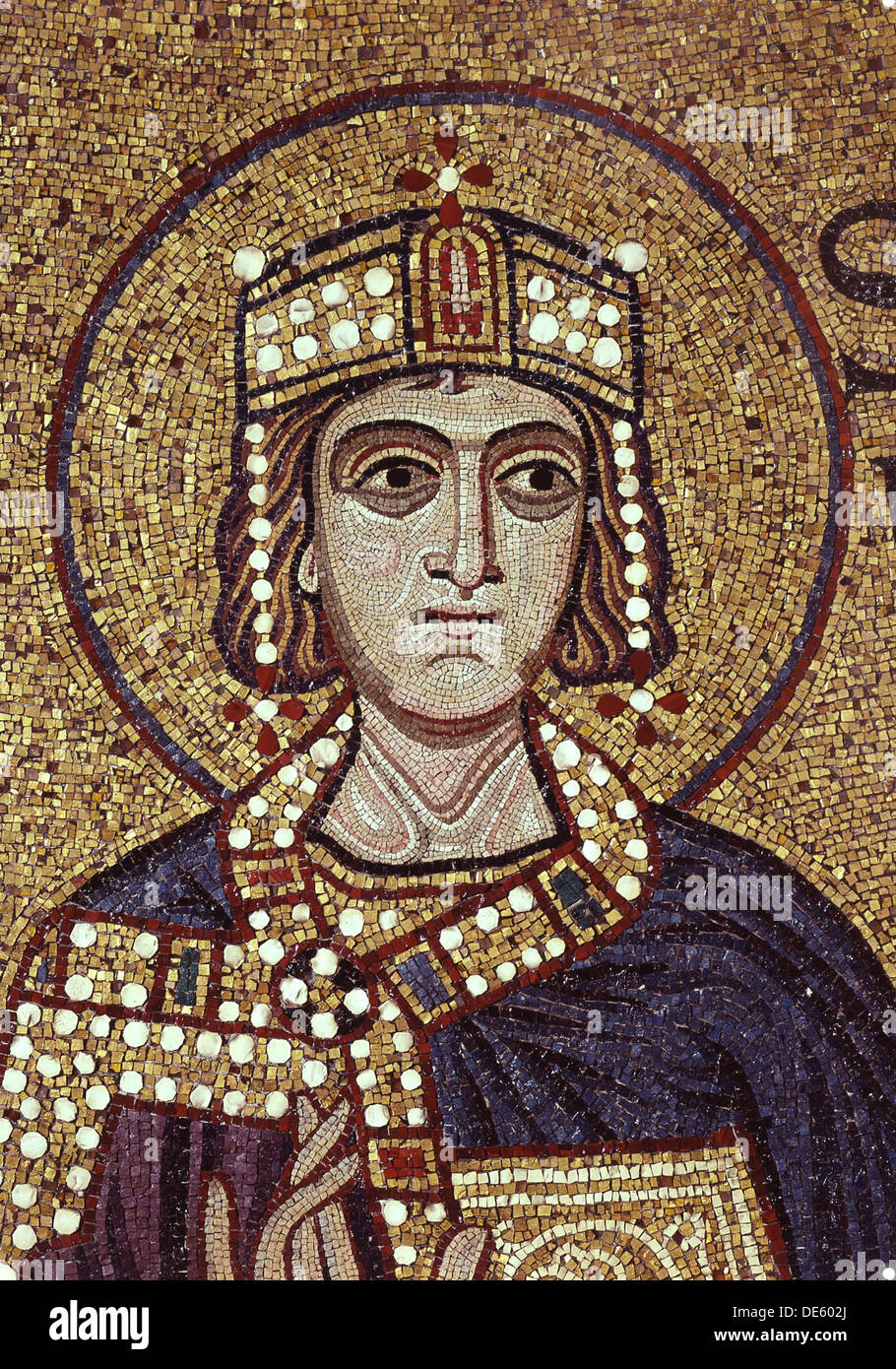 Il re Salomone (dettaglio dei mosaici interni nella Basilica di San Marco),  del XII secolo. Artista: Bizantina Master Foto stock - Alamy