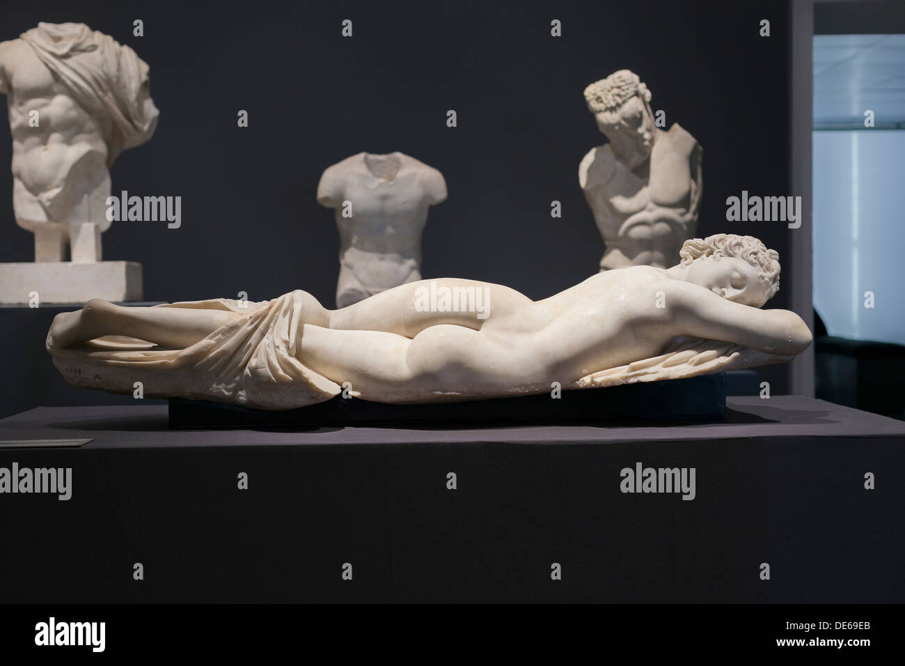 Sleeping ermafroditi Foto Stock