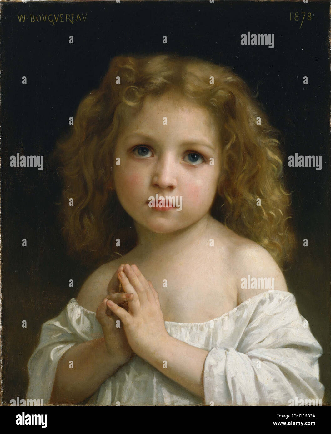 Bambina, 1878. Artista: Bouguereau, William-Adolphe (1825-1905) Foto Stock