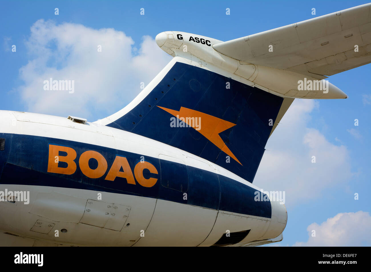 VINTAGE VICKERS VC10 aereo di linea della British Overseas Airways Corporation. In Inghilterra. Regno Unito Foto Stock