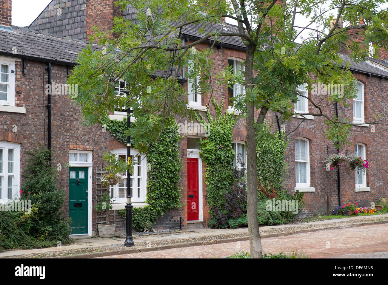 Inghilterra, Greater Manchester, Droylsden, casa nell'insediamento di Moravia Foto Stock