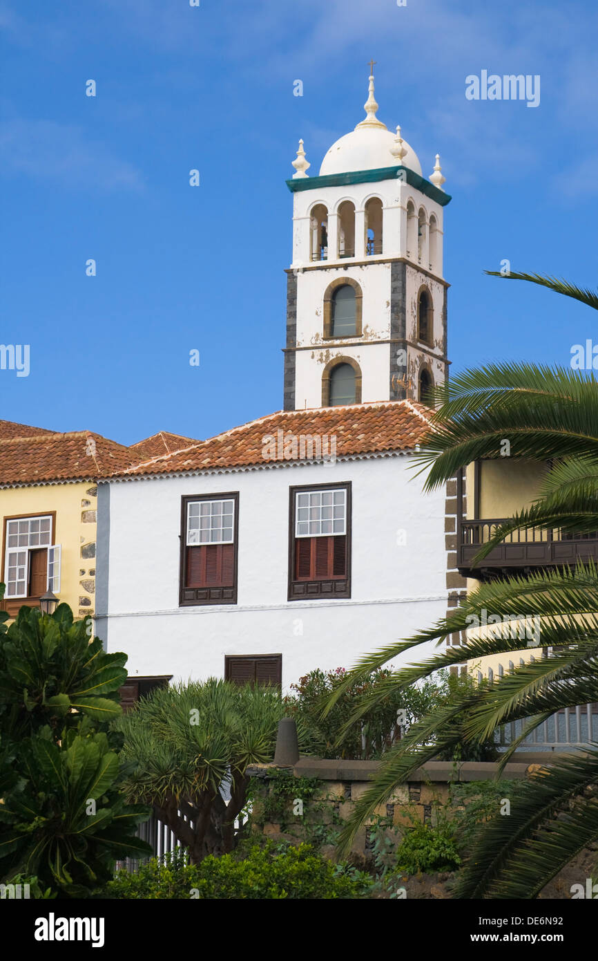 Chiesa di Santa Ana a Garachico, Tenerife, Isole Canarie. Foto Stock