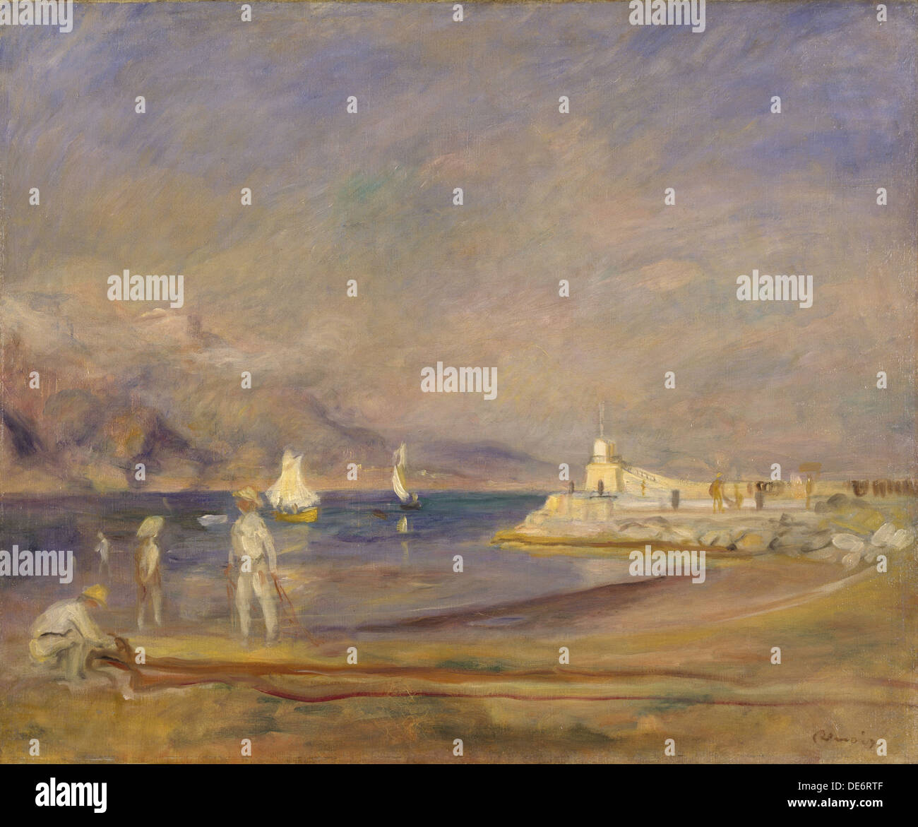 Saint-Tropez, 1898-1900. Artista: Renoir, Pierre Auguste (1841-1919) Foto Stock
