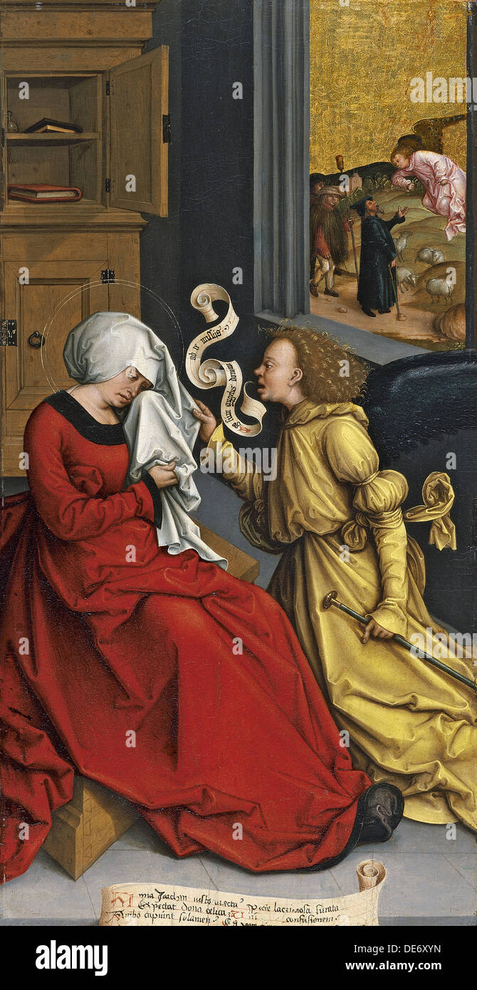 L'Annunciazione di Saint Anne, ca. 1505-1510. Artista: Strigel, Bernhard (CA) 1460-1528 Foto Stock