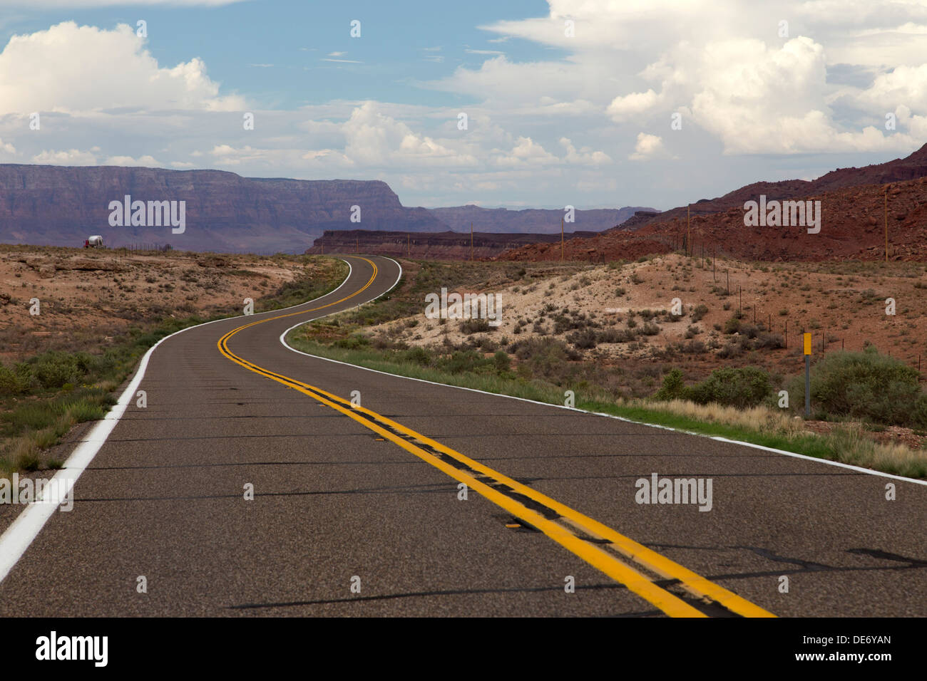 Arizona Hwy 89A Foto Stock