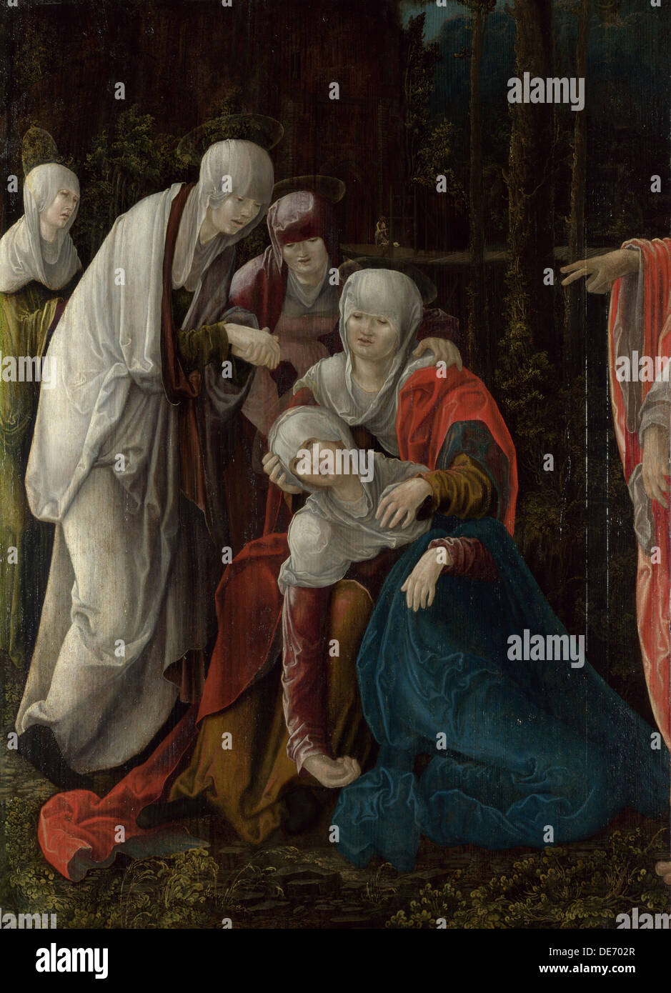 Cristo prendendo congedo da sua madre, c. 1520. Artista: Huber, Wolf (1480/5-1553) Foto Stock