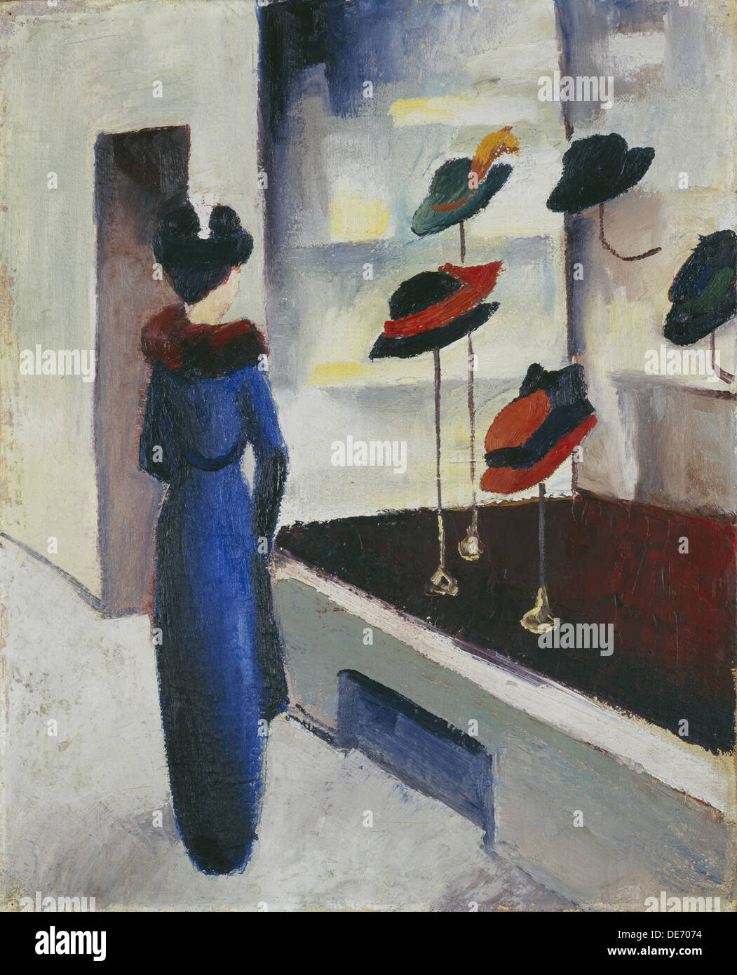 Hat Shop, 1913. Artista: Macke, Agosto (1887-1914) Foto Stock