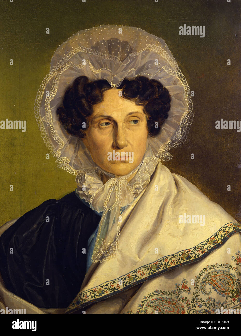 Ritratto di Madre dell'artista, c.1833. Artista: Rethel, Alfred (1816-1859) Foto Stock