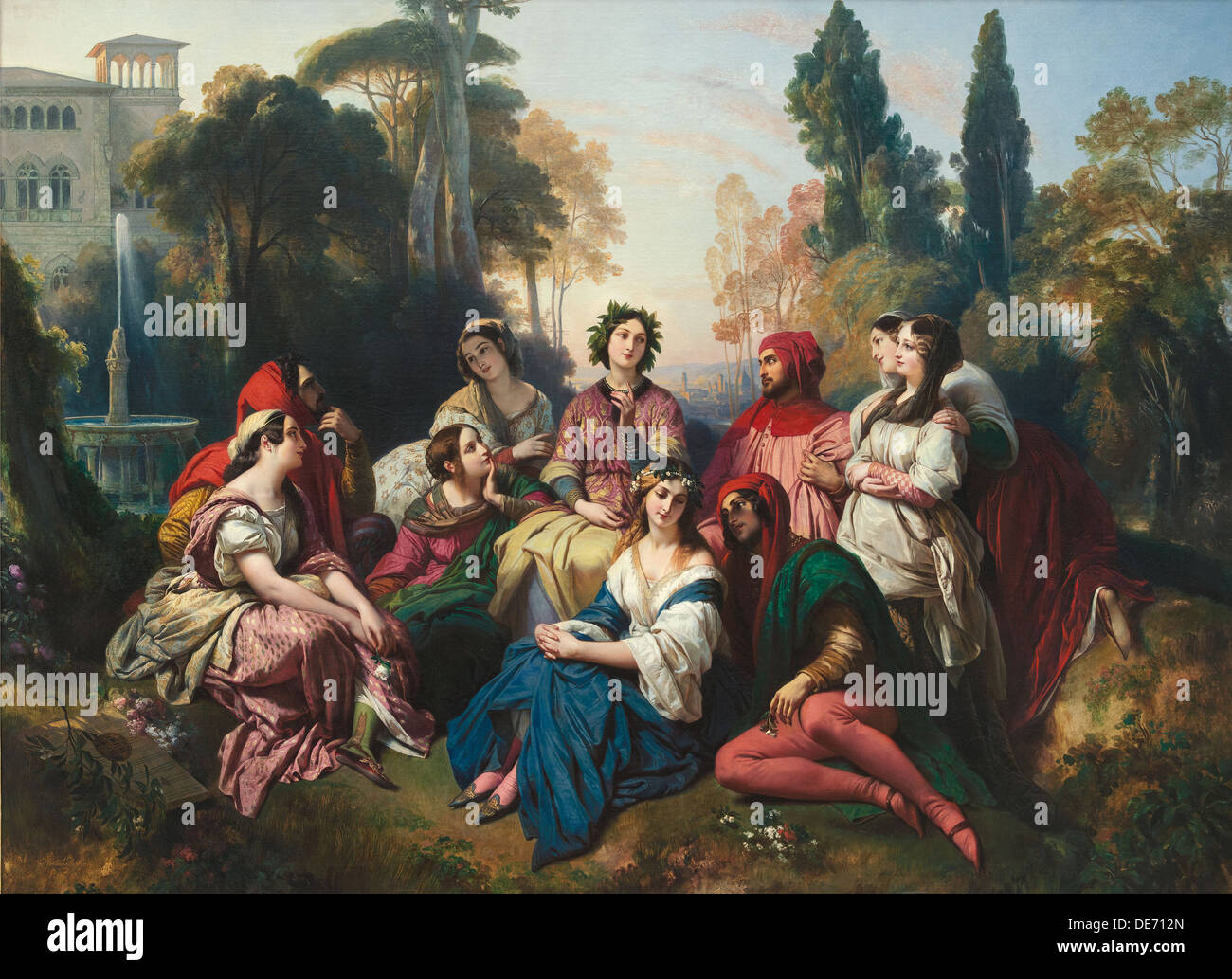 Decameron painting immagini e fotografie stock ad alta risoluzione Alamy