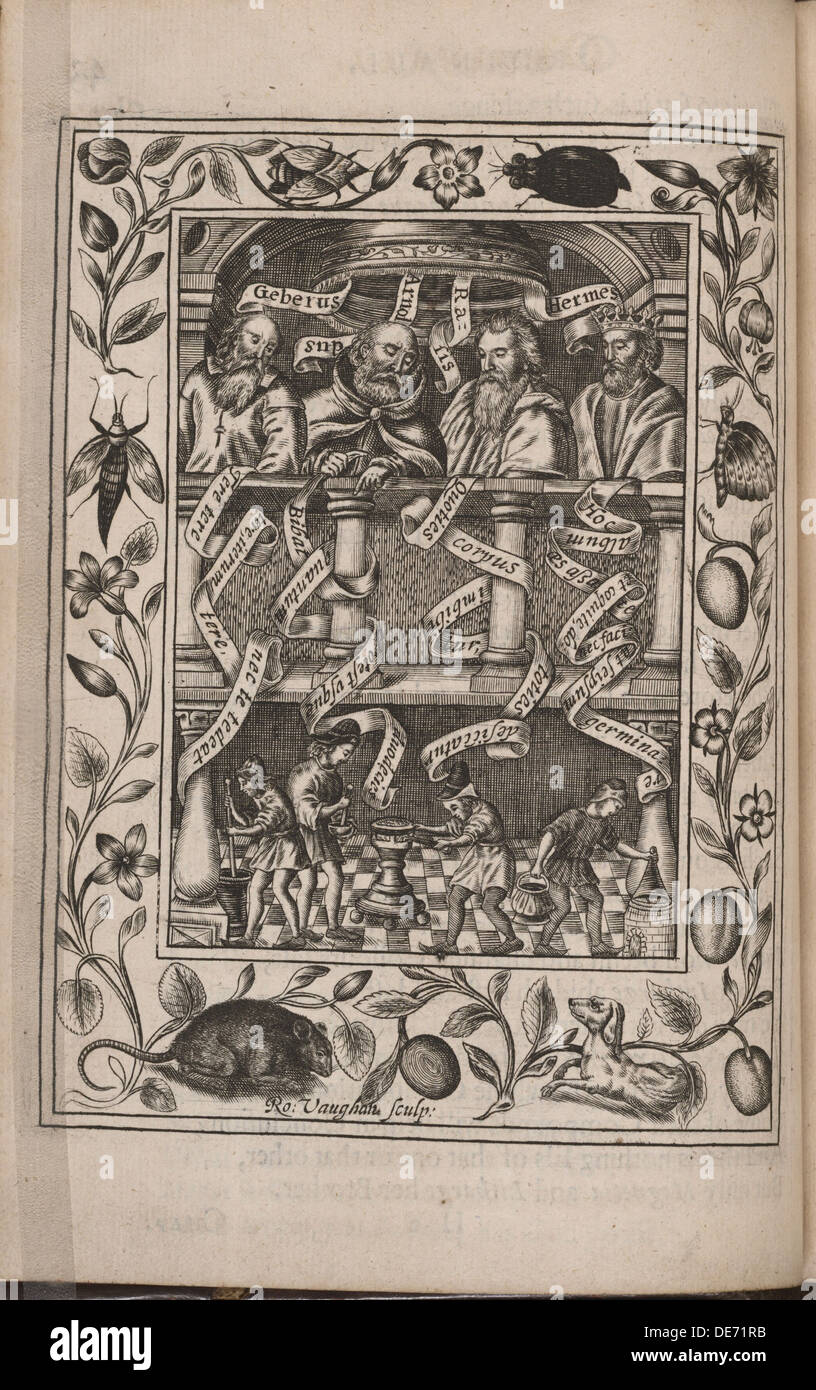 Theatrum chemicum Britannicum, 1652. Artista: Vaughan, Robert (c. 1600-prima del 1663) Foto Stock