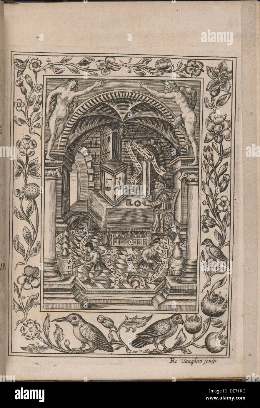 Theatrum chemicum Britannicum, 1652. Artista: Vaughan, Robert (c. 1600-prima del 1663) Foto Stock