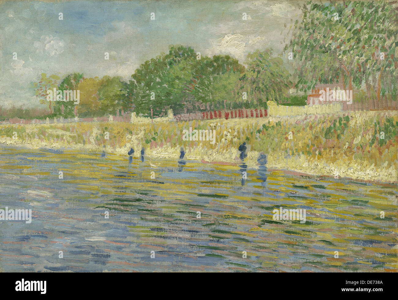 Rive della Senna, 1887. Artista: Gogh, Vincent van (1853-1890) Foto Stock