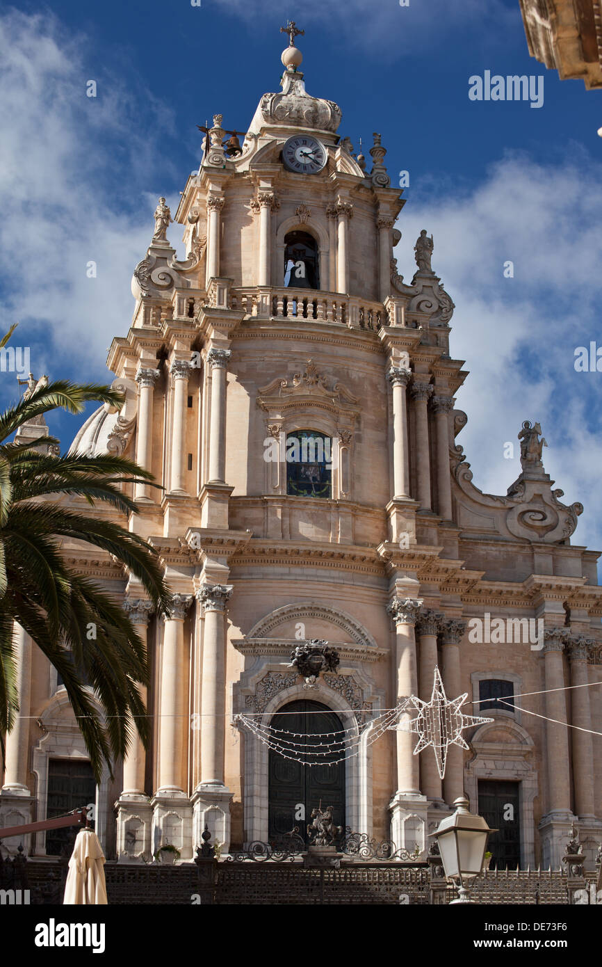 Cattedrale di San Giorgio in provincia di Ragusa (Sicilia). Foto Stock