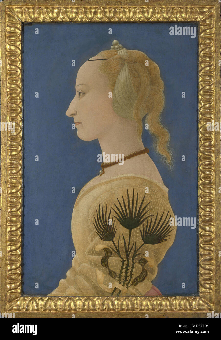 Ritratto di una dama, 1465 ca. Artista: Baldovinetti, Alesso (1425-1499) Foto Stock