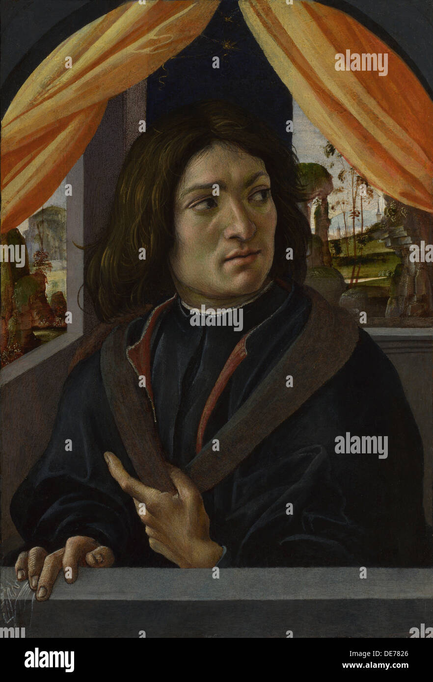Ritratto di un uomo, c. 1500. Artista: Raffaellino del Garbo (1466-1524) Foto Stock