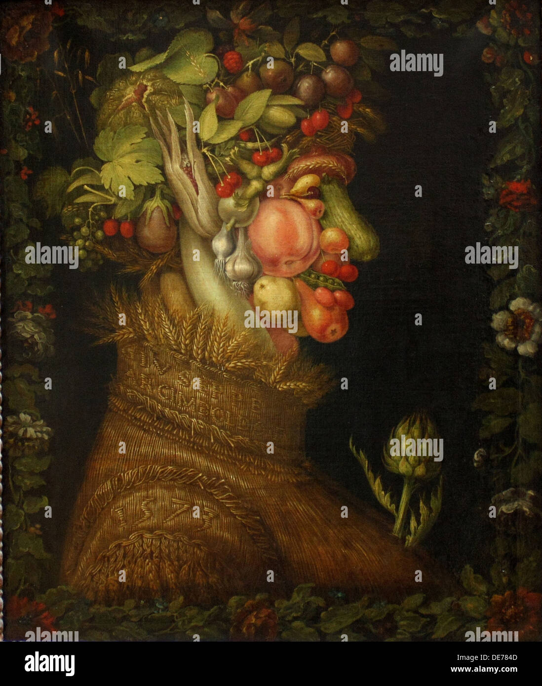 Estate, 1573. Artista: Arcimboldo, Giuseppe (1527-1593) Foto Stock