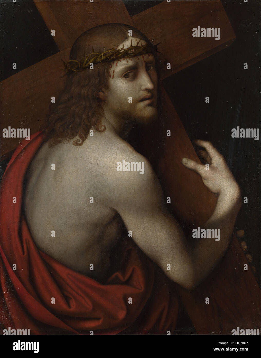 Cristo che porta la croce, c. 1518-1525. Artista: Giampietrino (1 metà del XVI sec.). Foto Stock