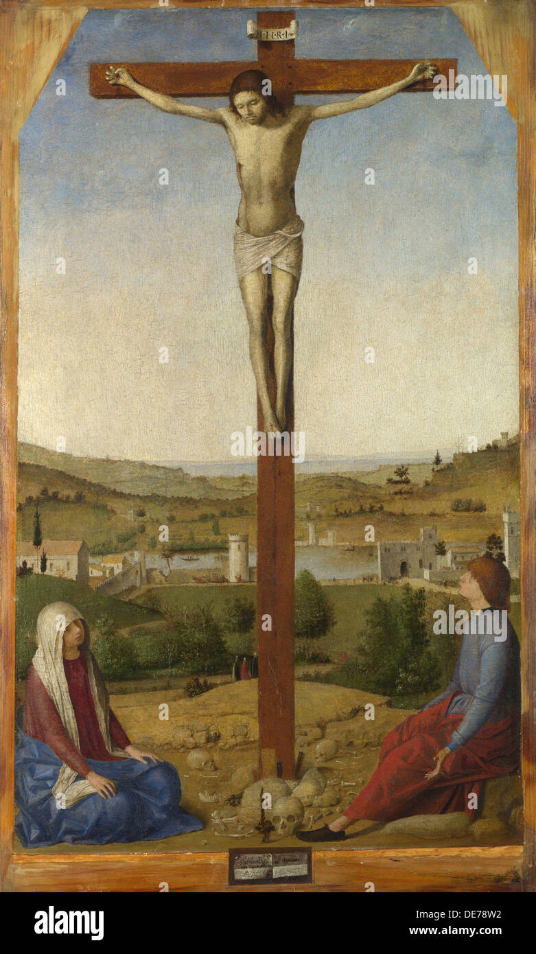 Cristo crocifisso, 1475. Artista: Antonello da Messina (1430-1479 ca) Foto Stock