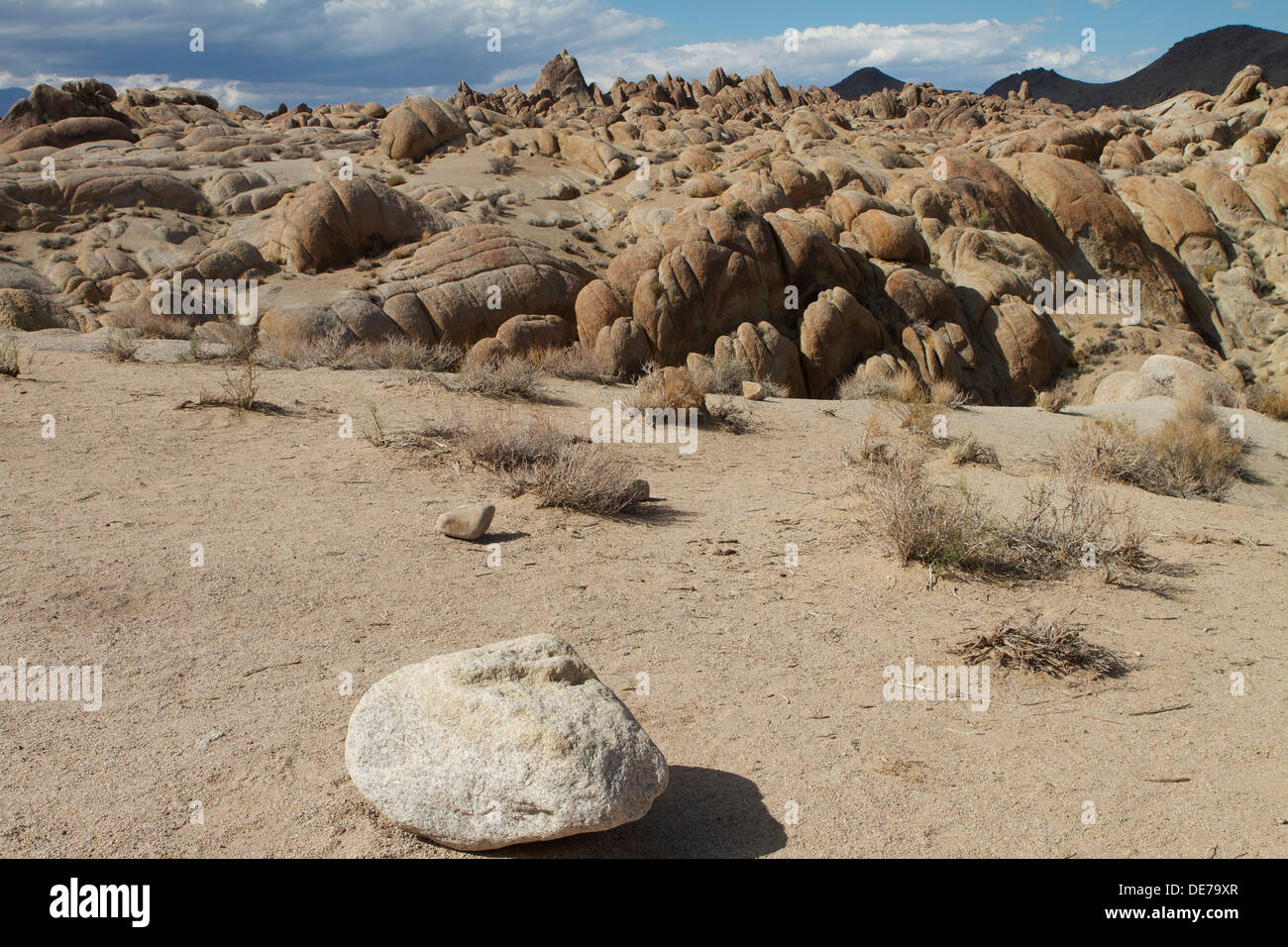 L'Alabama colline appena a ovest di Lone Pine nella Owens Valley, California Foto Stock