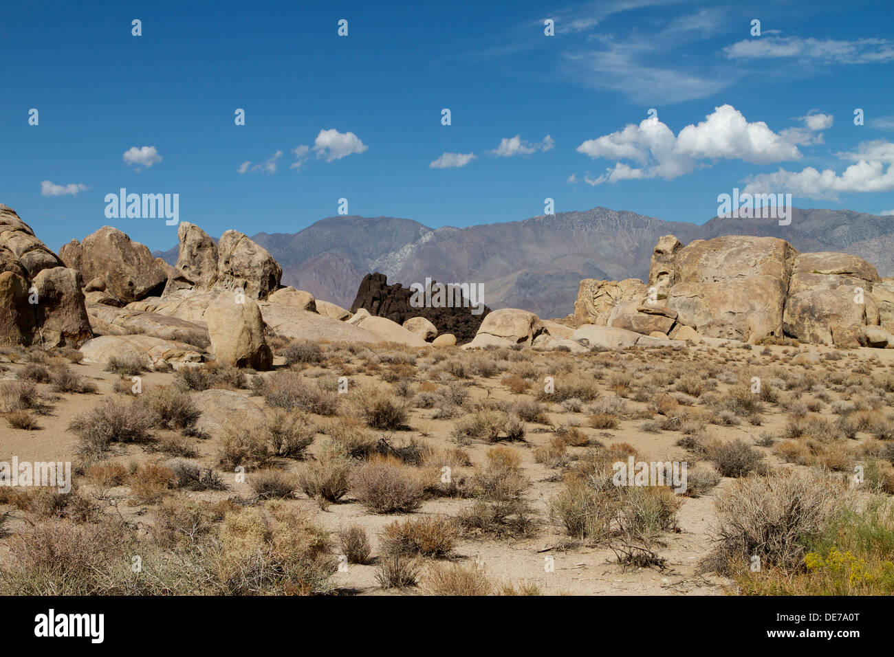 L'Alabama colline appena a ovest di Lone Pine nella Owens Valley, California Foto Stock