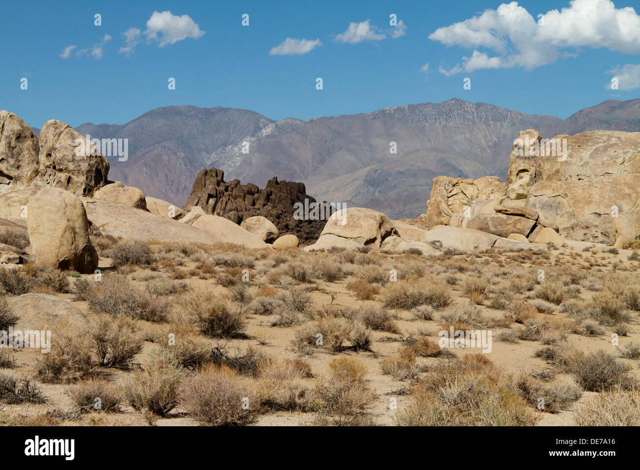 L'Alabama colline appena a ovest di Lone Pine nella Owens Valley, California Foto Stock
