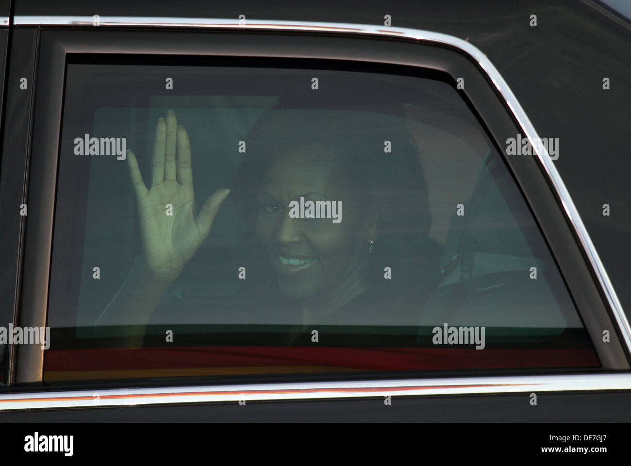 Berlino, Germania, visita di Stato degli Stati Uniti Il presidente Barack Obama a Berlino Foto Stock