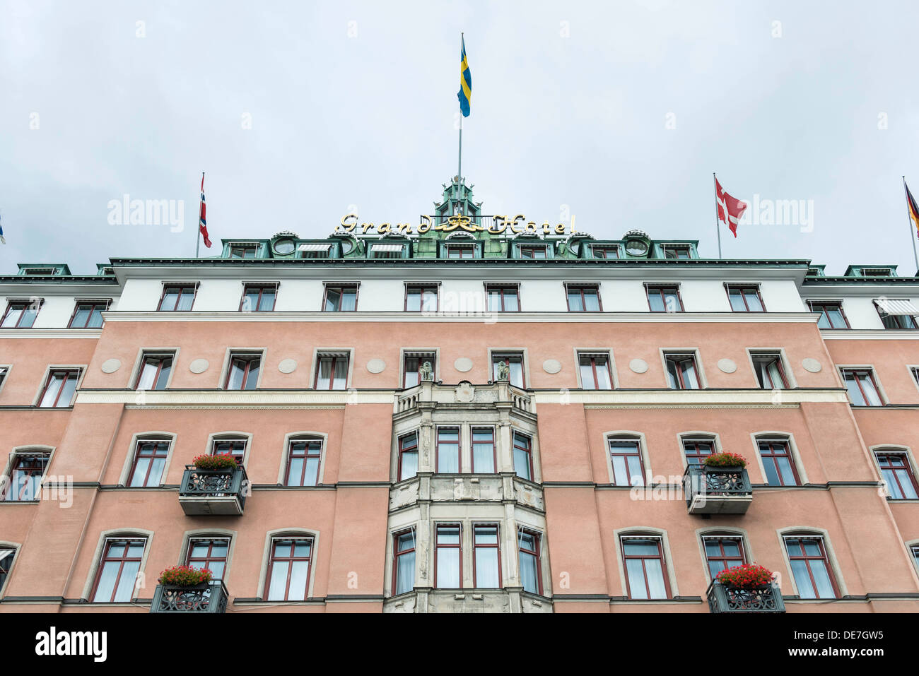 Il Grand Hotel di Stoccolma Foto Stock