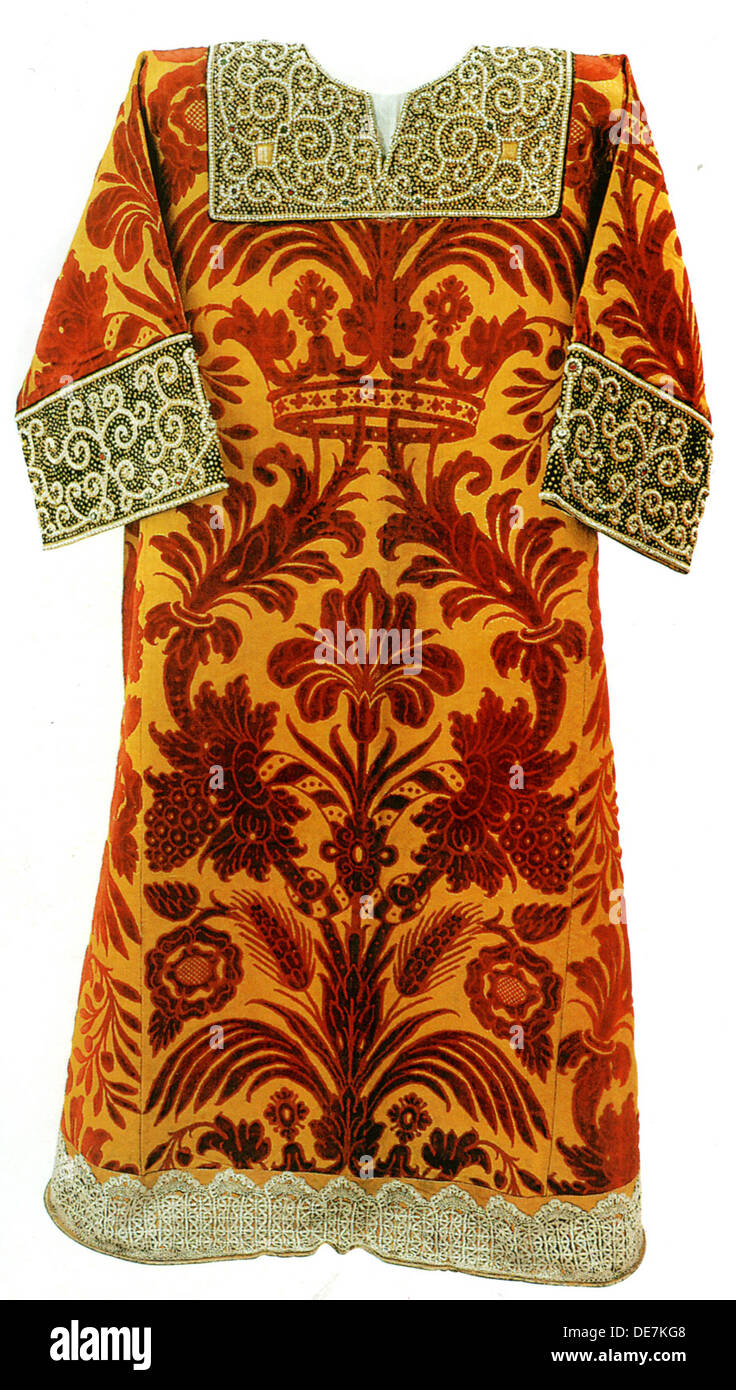 La dalmatica, metà del XVII sec.. Artista: Antica Arte Russa Foto Stock