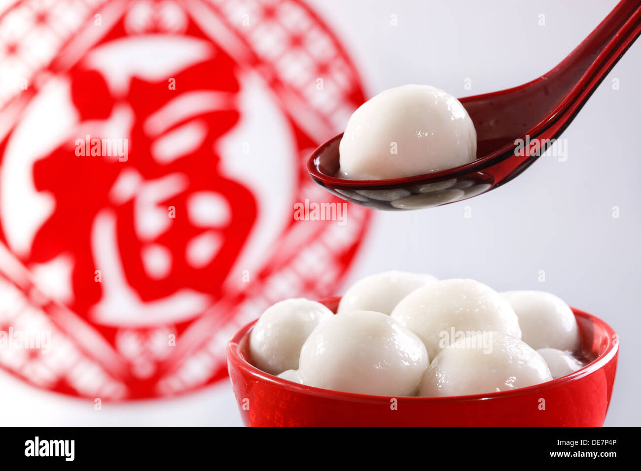 Gnocchi di riso Foto Stock