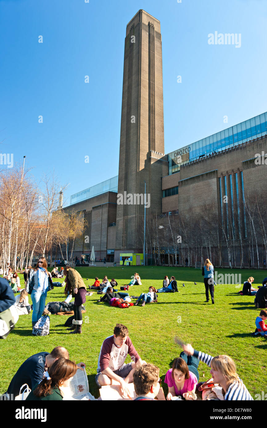 Galleria d'arte Tate Modern di Londra. Foto Stock