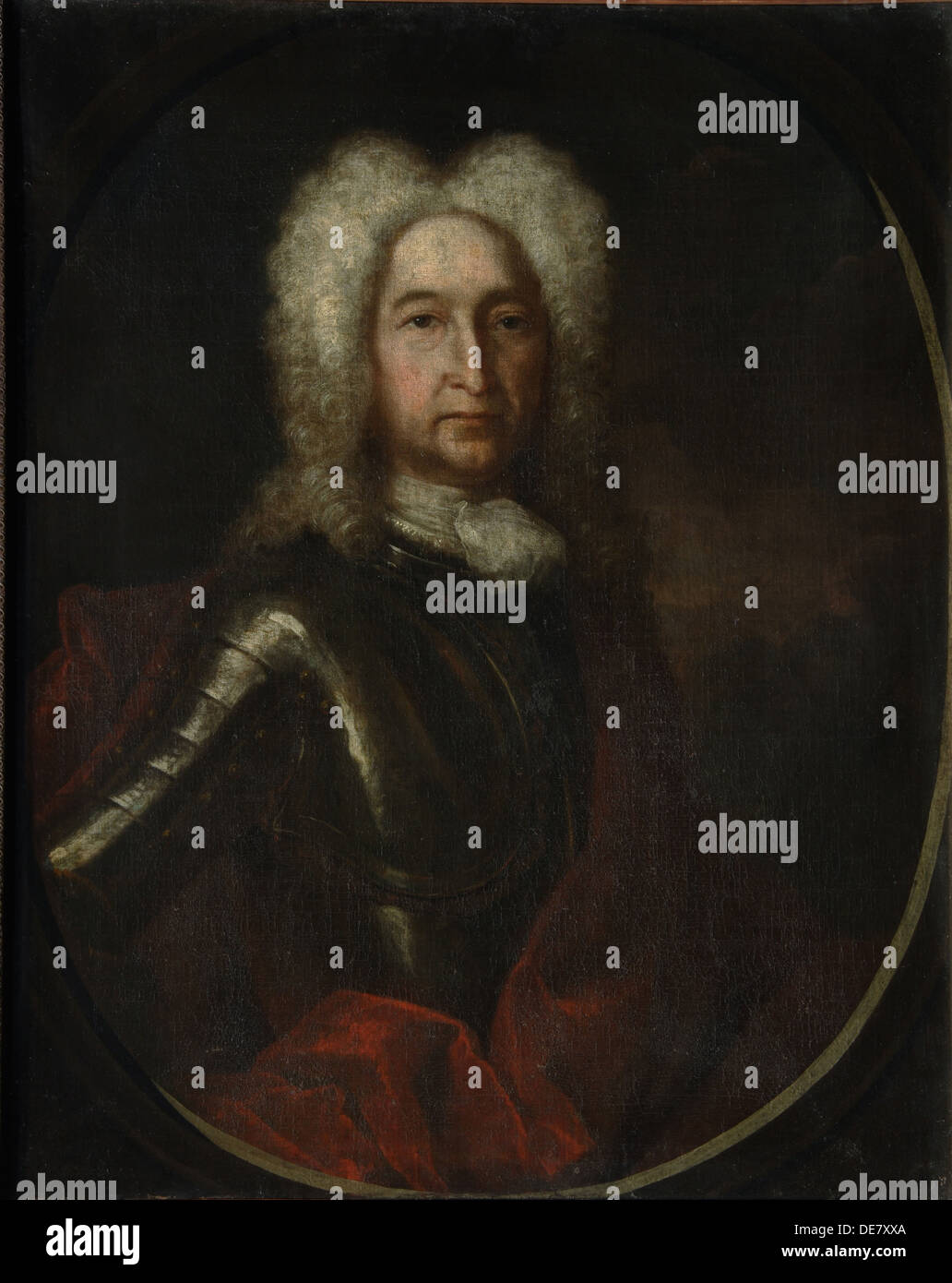 Ritratto del Principe Ivan Alexeyevich Golitsyn (1658-1729), 1728. Artista: Matveyev, Andrei Matveyevich (1701-1739) Foto Stock