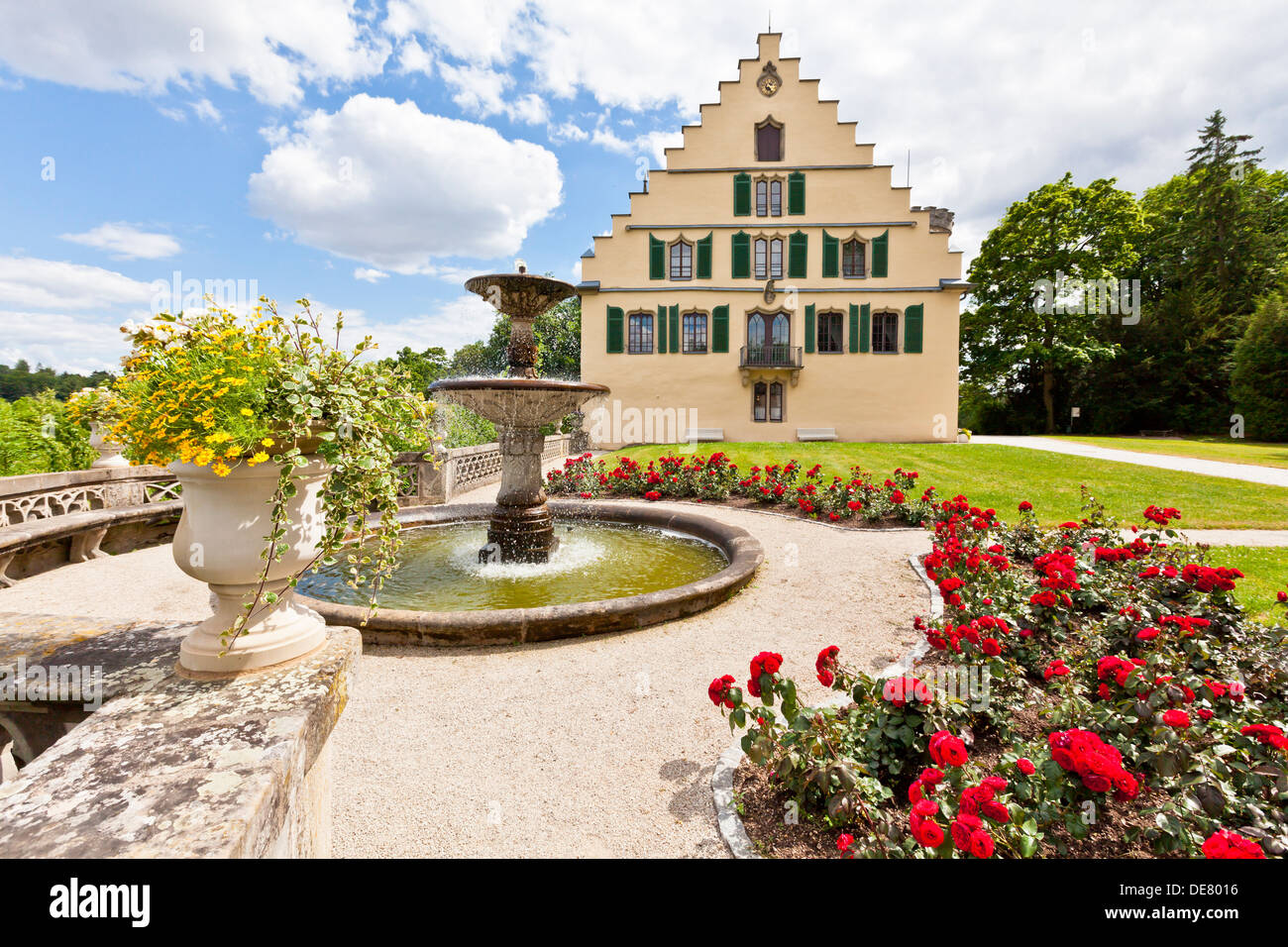 In Germania, in Baviera, Distretto di Coburg, vista di Schloss Rosenau Foto Stock