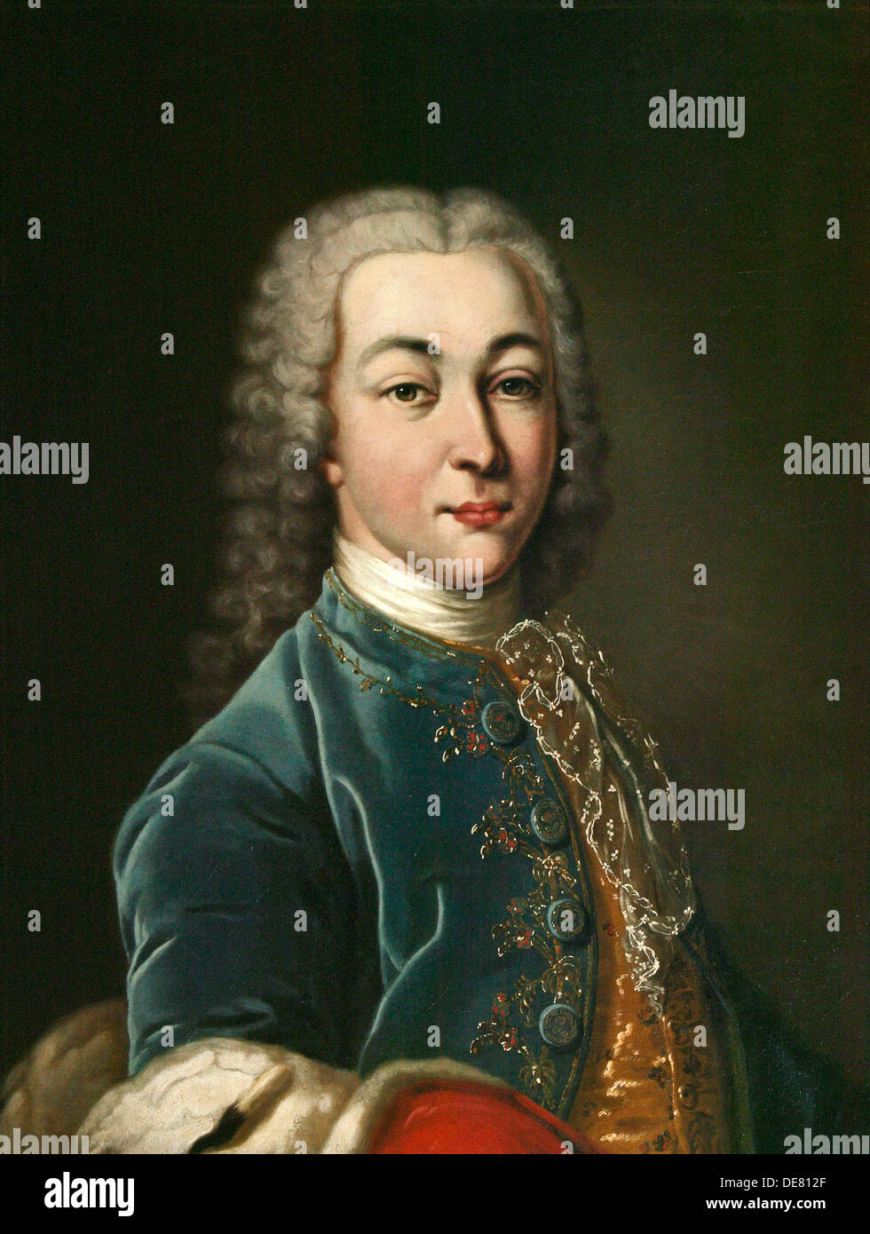 Ritratto del poeta Principe Antiokh Kantemir', (1708-1744), 1803. Foto Stock