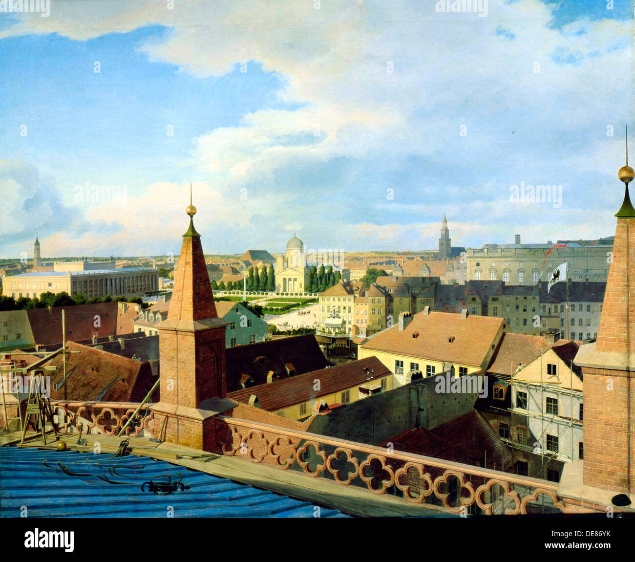 " Berlino ", a metà del XIX secolo. Artista: Johann Philipp Eduard Gärtner Foto Stock