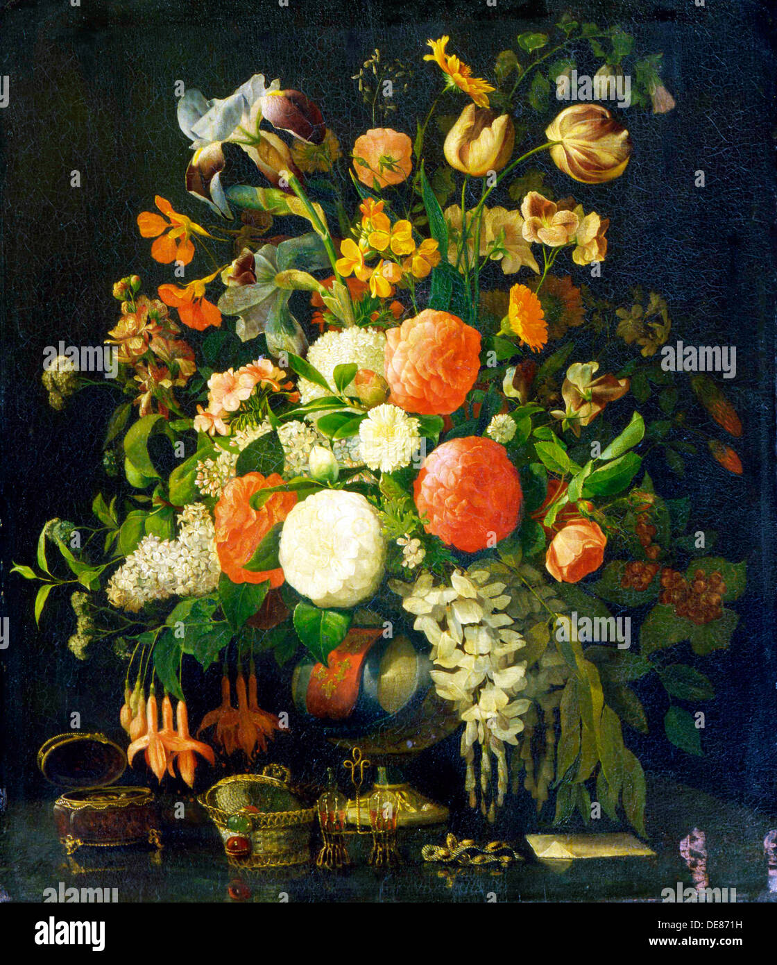 'Fiori', del XVIII secolo. Artista: Rachel Ruysch Foto Stock