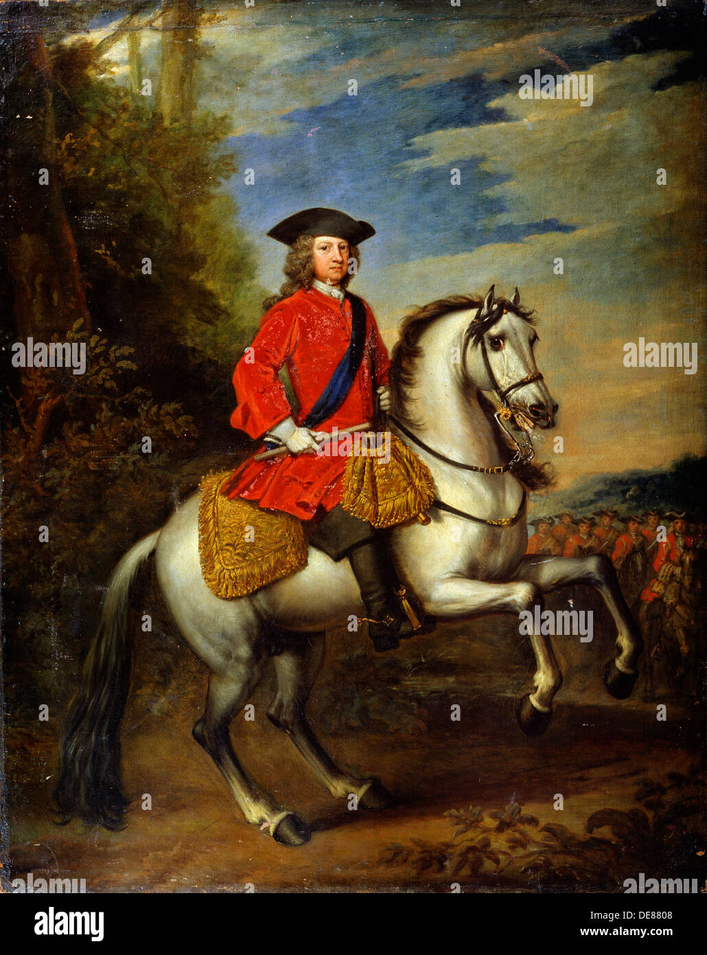 " Ritratto di Re Giorgio I di Gran Bretagna", 1717. Artista: Sir Godfrey Kneller Foto Stock