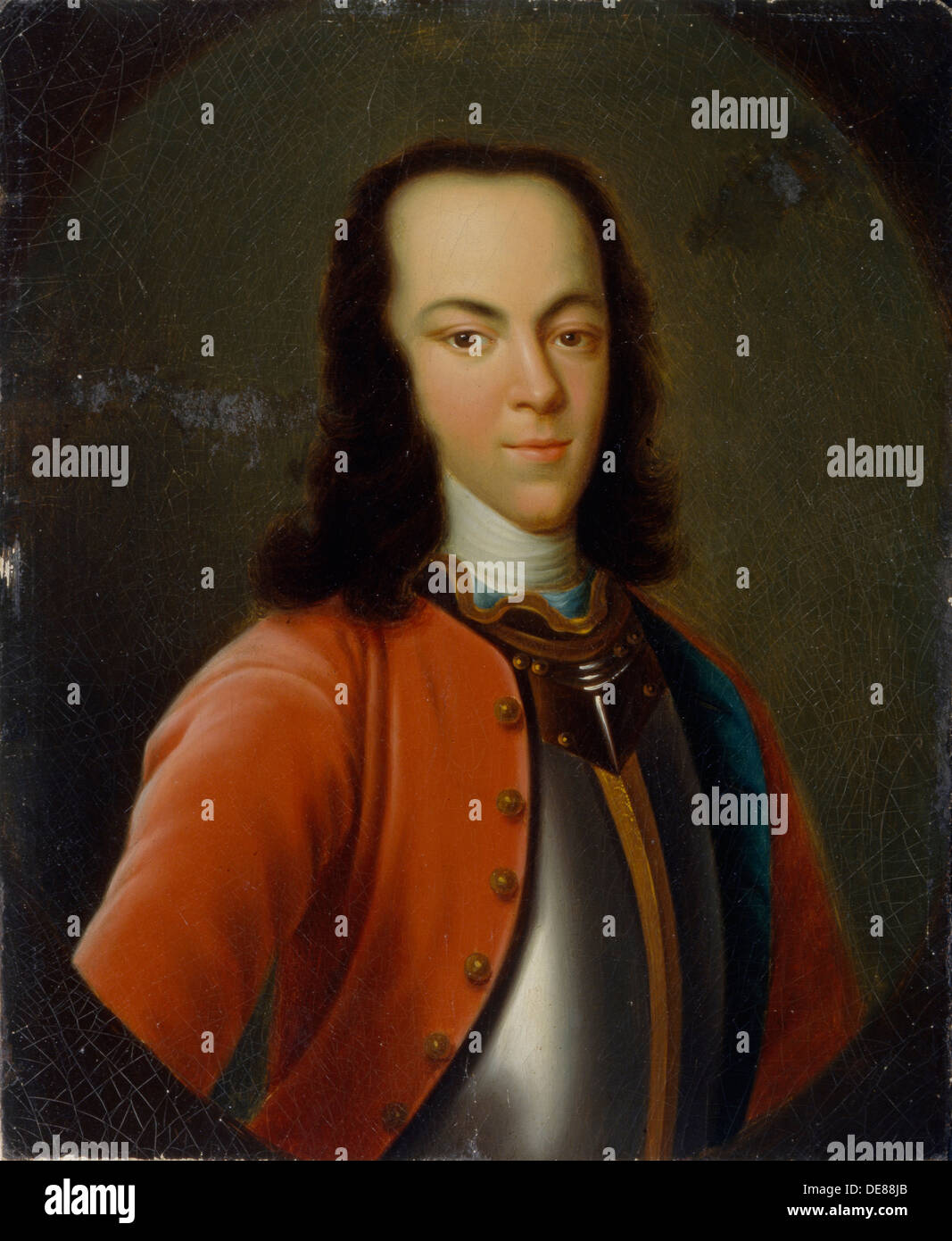 Ritratto di Tsarevich Alexei Petrovich della Russia (1690-1718). Artista: Anonimo, XVIII secolo Foto Stock