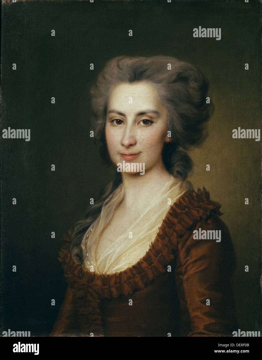 Ritratto della contessa Vorontsova Praskovya (1749-1797), primi 1790s. Artista: Levitsky, Dmitri Grigorievich (1735-1822) Foto Stock