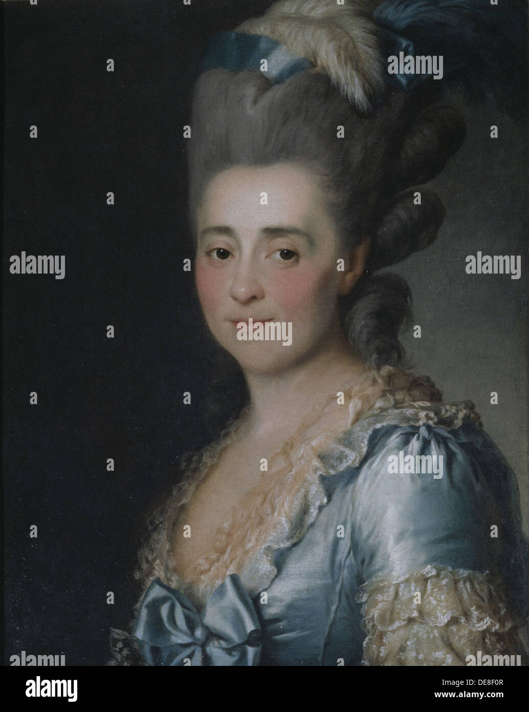 Ritratto di Natalia Ivanovna Melgunova, 1779. Artista: Levitsky, Dmitri Grigorievich (1735-1822) Foto Stock