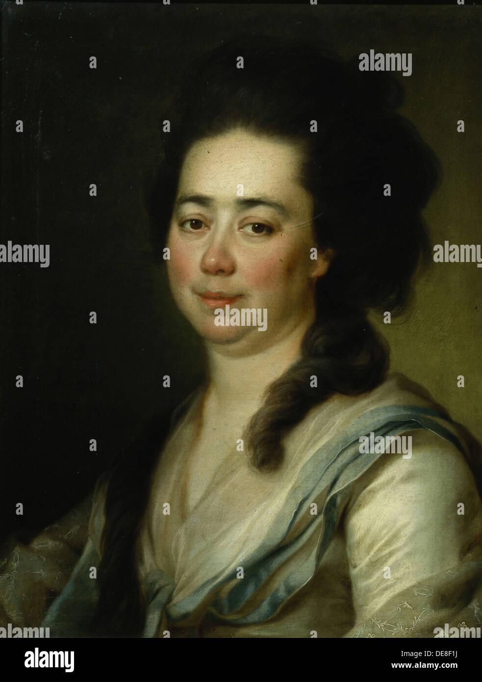 Ritratto di Ekaterina Bakunina Andreyevna, 1782. Artista: Levitsky, Dmitri Grigorievich (1735-1822) Foto Stock