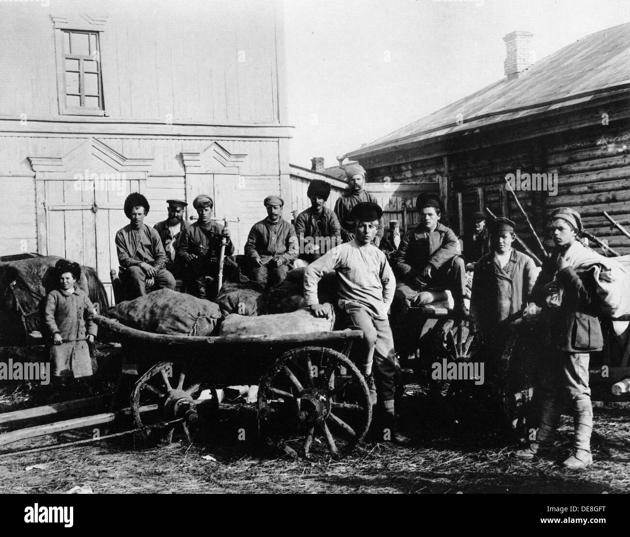 Cibo per l'Armata Rossa, 1920. Foto Stock