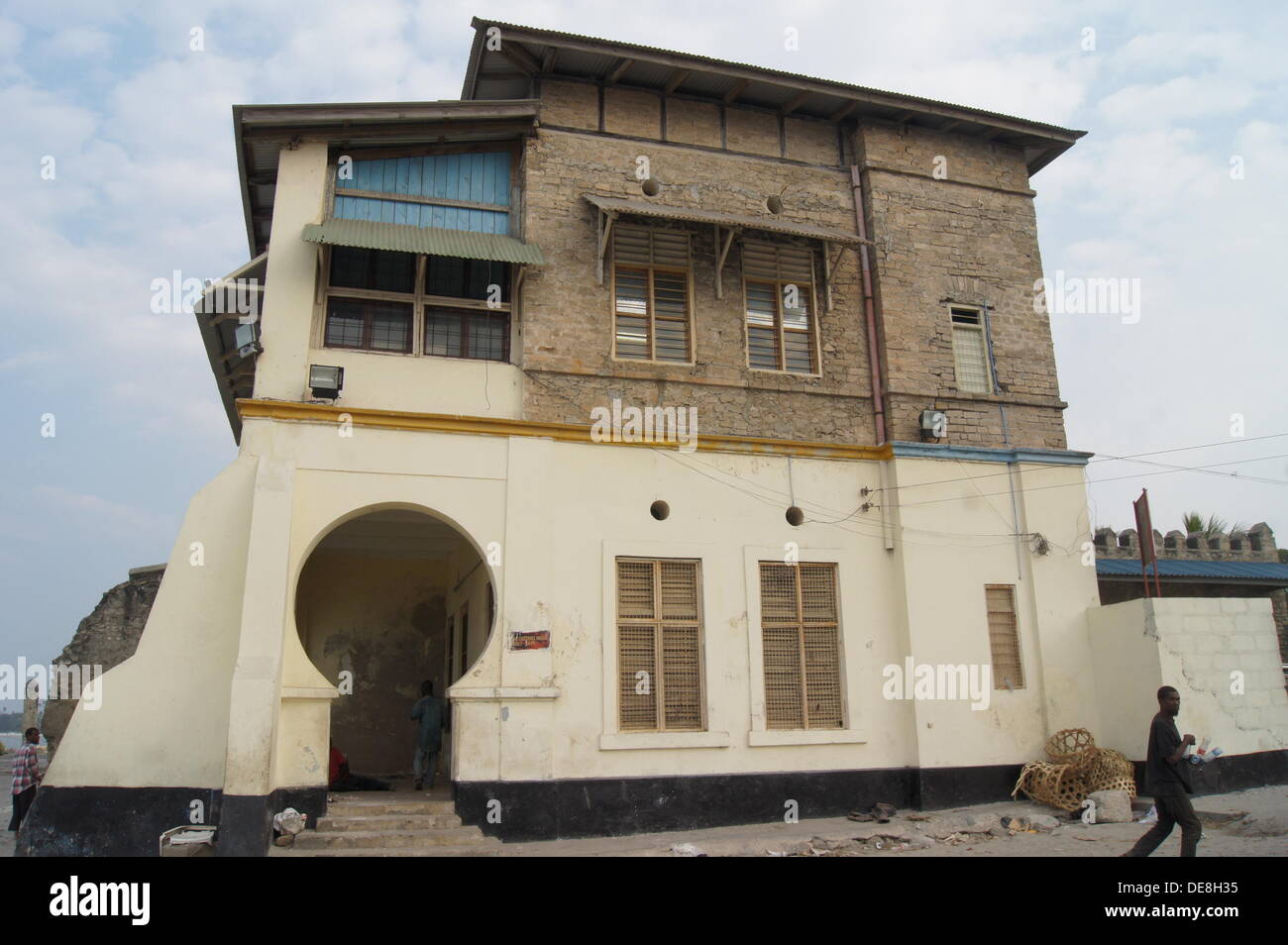 Il vecchio custom house a Bagamoyo, in Tanzania, il 31 luglio 2013. Foto: CAROLA FRENTZEN Foto Stock